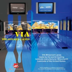 Superficies de Bowling decoradas - VIA Wilsonart